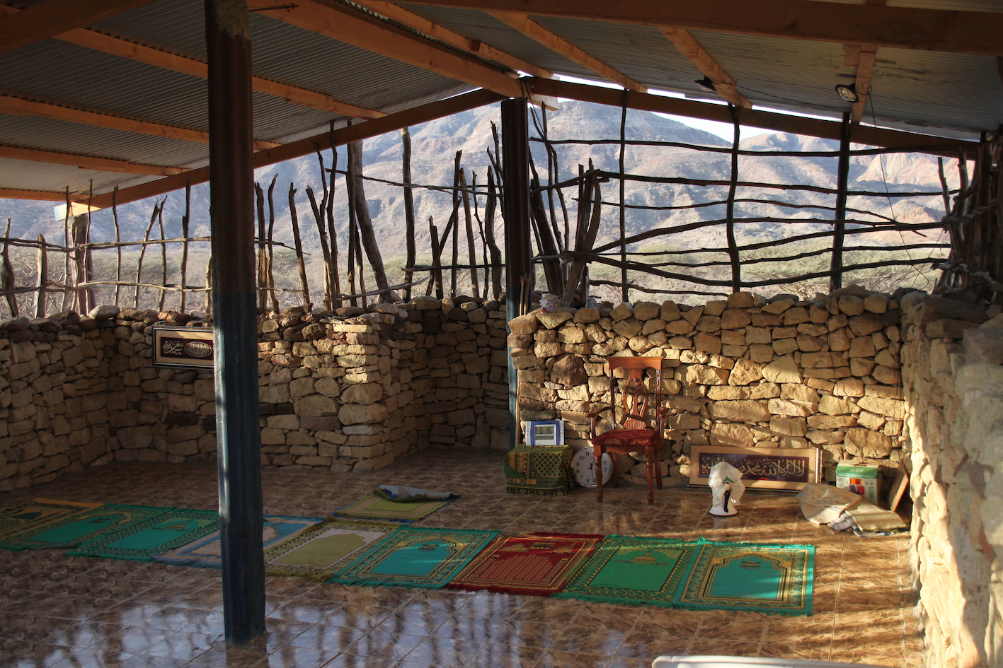 La restauration de la mosquée